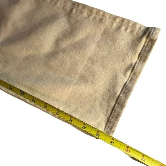 Lauren Ralph Lauren Women’s Size 16 Khaki Straight Leg Basic Light Ivory/Khaki - Picture 6 of 9